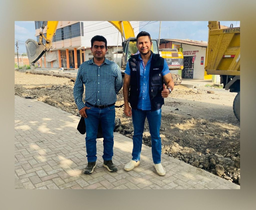 Trabajos de excavación en la cdla. Xavier Marcos