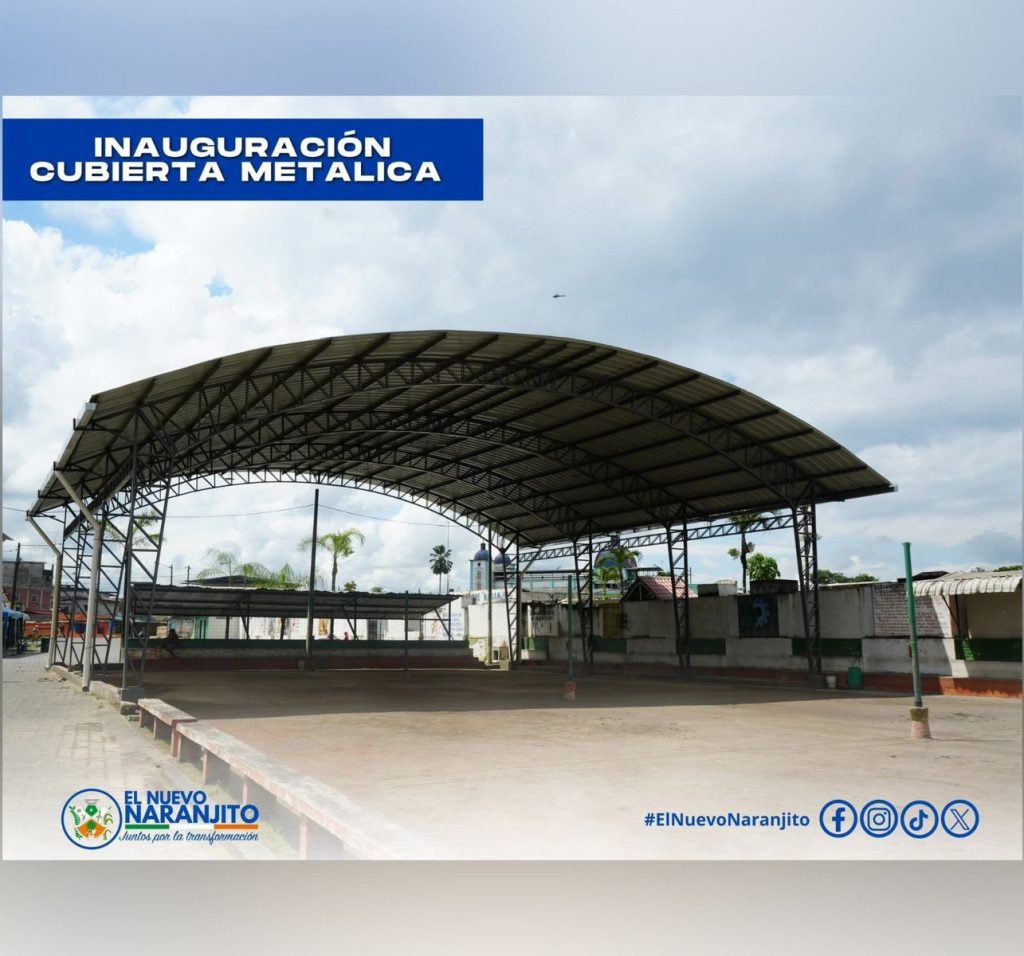 Inauguración de cubierta metálica en el Complejo Deportivo Carlos Miranda