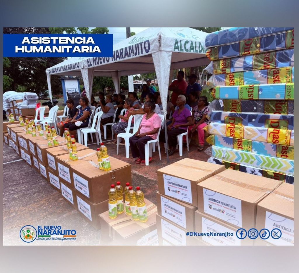 Asistencia humanitaria para familias afectadas por las lluvias