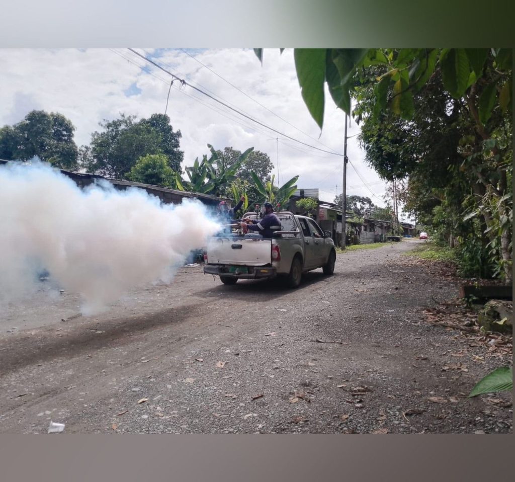 Fumigación contra vectores en el área rural